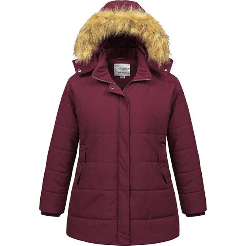 Women's Plus Size Winter Coat Waterproof Long Puffer Jacket